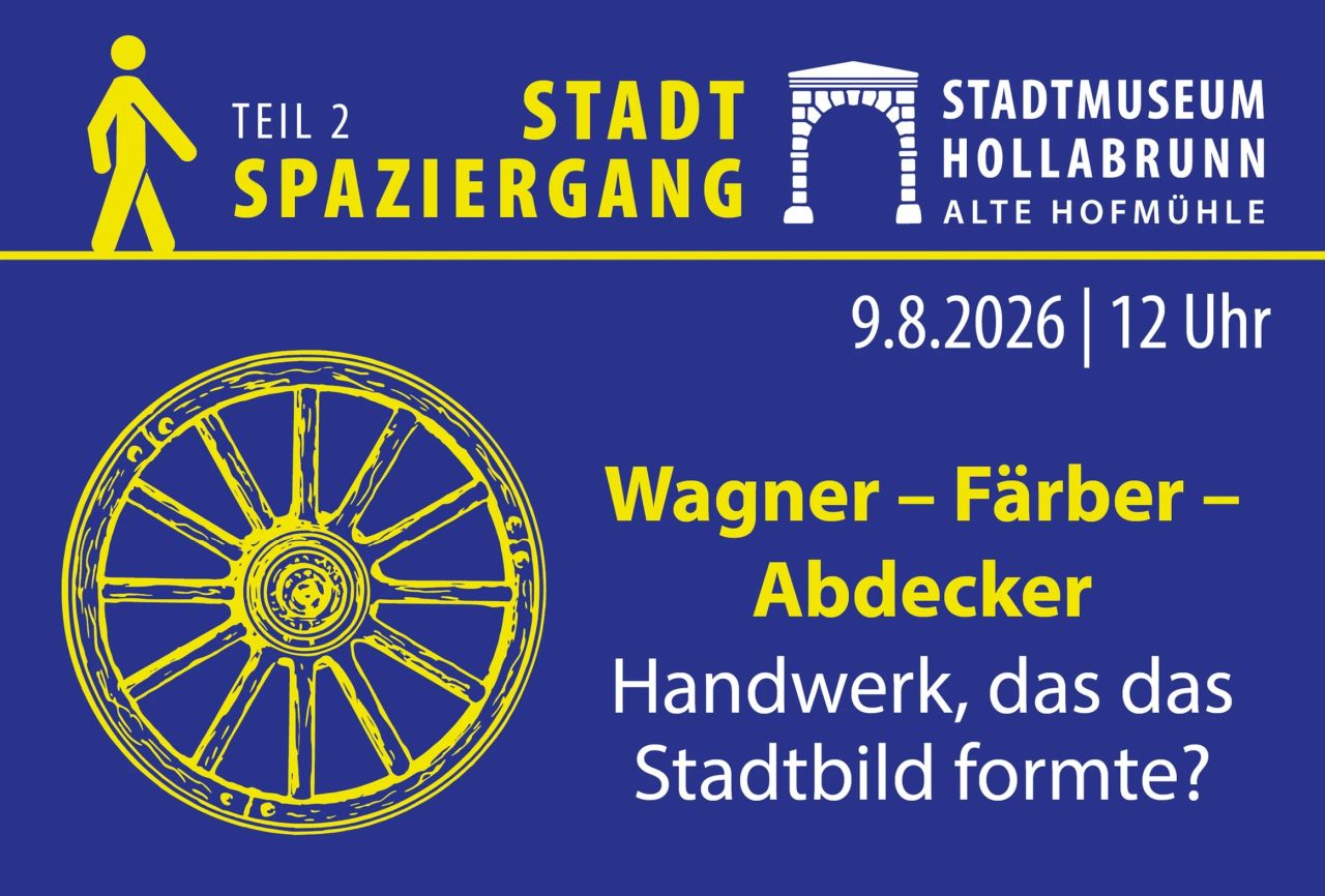 Plakat zum Stadtspaziergang